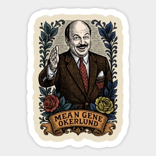 Mean Gene Okerlund Sticker